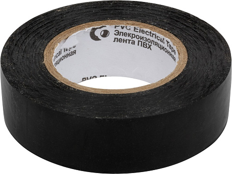 Изолента ПВХ 19мм х 20м черная Rollix