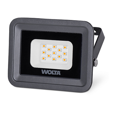 Прожектор светодиодный WOLTA WFLY-10W/06 10Вт 3000К IP65 серый