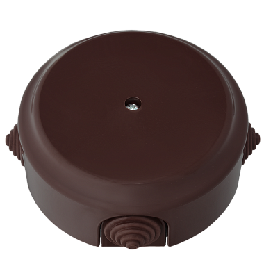 Коробка распред. полистирол D95мм, h45мм IP20 ОП Bylectrica Ретро шоколад