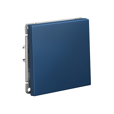 Выключатель 1 СП 10А кнопочный механизм SE ArtGallery аквамарин