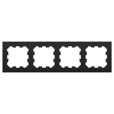 Рамка 4-постовая Bylectrica Astrum карбон