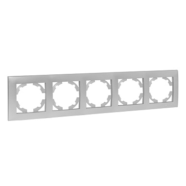 Рамка 5-постовая EKF Валенсия сталь