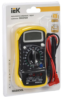 Мультиметр цифровой MASTER MAS830L IEK