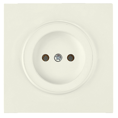 Розетка 1 СП 16А квадратная Bylectrica Прованс бежевый