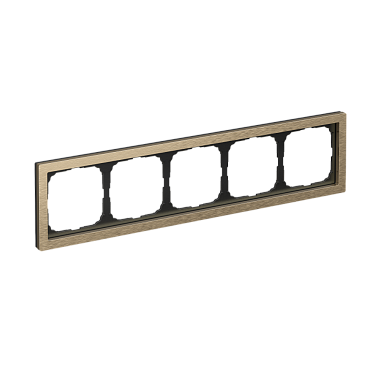 Рамка 5-постовая металл SE ArtGallery Pure латунь