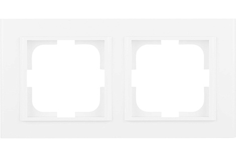 Рамка 2-постовая Ovivo Mina белый