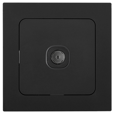 Розетка 1 СП TV Bylectrica Astrum карбон