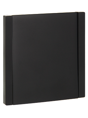 Выключатель 1 СП 10А перекрестный IEK FP112 Forte&Piano черный