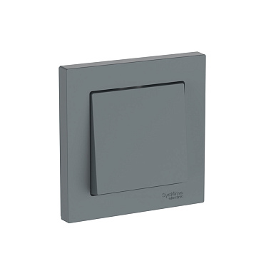 Выключатель 1 СП 10АХ сх.1 безвинт. зажим SE AtlasDesign грифель