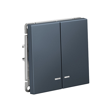 Выключатель 2 СП 10АХ с подсв. сх.5а механизм SE ArtGallery грифель