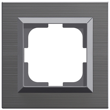 Рамка 1-постовая Ovivo Quantum сталь