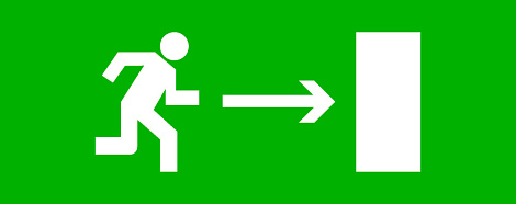 Пиктограмма "Направление направо" 320х120мм (для "exit", "safeway-40") EKF