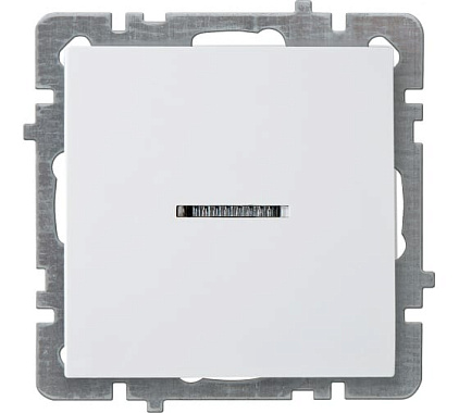 Выключатель 1 СП 10А с подсв. механизм Nilson Touran/Alegra/Thor белый