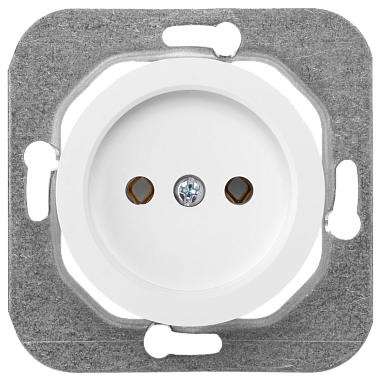 Розетка 1 СП 16А механизм Bylectrica Прованс белый