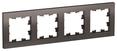 Рамка 4-постовая SE AtlasDesign мокко