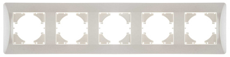 Рамка 5-постовая Gusi Electric Ugra жемчуг