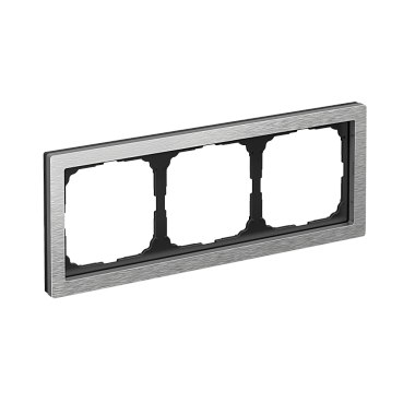 Рамка 3-постовая металл SE ArtGallery Pure алюминий