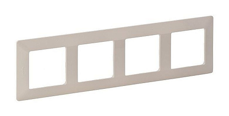 Рамка 4-постовая универсальная Legrand Valena Life слоновая кость