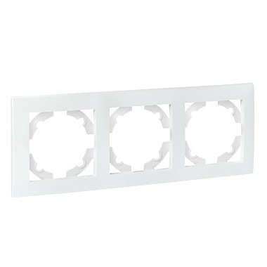 Рамка 3-постовая EKF Валенсия жемчуг