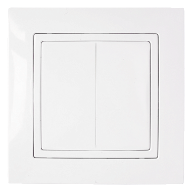 Выключатель 2 СП IP44 10А Bylectrica Уют белый