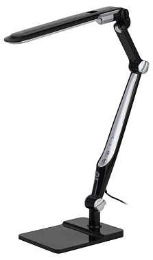 Светильник настольный светодиодный на струбцине + основание черный ЭРА Б0052771