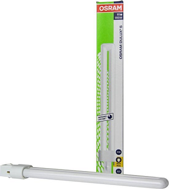 Лампа люм. G23 11Вт 3000К компактная Dulux S Osram