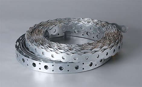 Лента монтажная перфорировання волна ЛМПВ 12х0,55 (рулон/25м) Промрукав