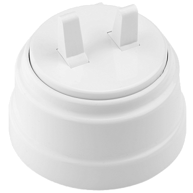 Выключатель 2 ОП 10А Bylectrica Ретро белый