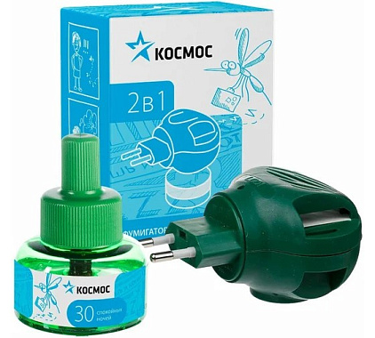 Комплект фумигатор+жидкость КОСМОС