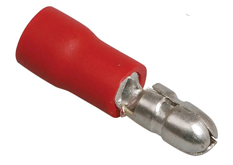 Разъем изолированный РшИп 1,25-4 штекер (упак/100шт) IEK