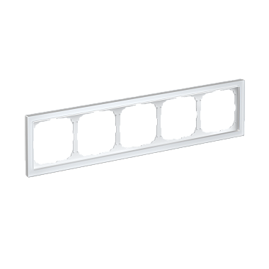 Рамка 5-постовая орг. стекло SE ArtGallery Pure белый