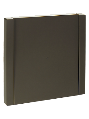 Выключатель 1 СП 10А проходной с подсв. IEK FP304 Forte&Piano серый