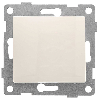 Выключатель 1 СП 10А с самовозв. механизм Gusi Electric Bravo бежевый