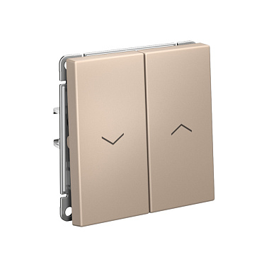 Выключатель 2 СП 10А для жалюзи механизм SE ArtGallery песочный