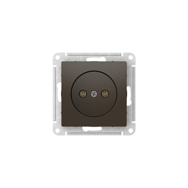 Розетка 1 СП 16А механизм безвинт. зажим SE AtlasDesign мокко