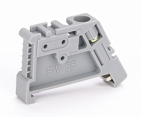 Ограничитель пластик. на DIN-рейку с 1 винтом ФК-102 DEKraft