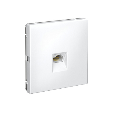 Розетка 1 СП комп. RJ45 кат.6а механизм SE ArtGallery лотос