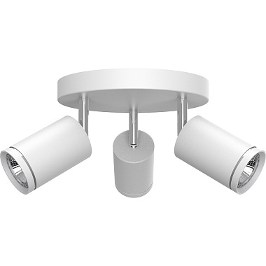 Светильник настенно-потолочный под лампу GU10 белый Feron ML203-1