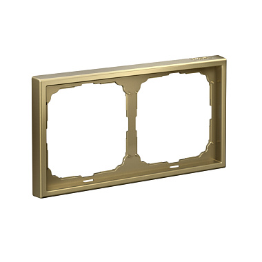 Рамка 2-постовая универсальная SE ArtGallery золото