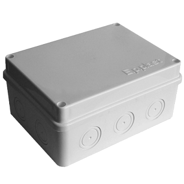 Коробка расп. ОП 150х110х70мм IP54 10 вводов крышка на винтах серый E.p.plast
