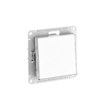 Выключатель 1 СП 10АХ сх.1 механизм безвинт. зажим SE AtlasDesign Art белый