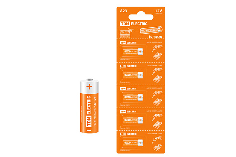 Элемент питания (A23) щелочной Alkaline 12V BP-5 TDM