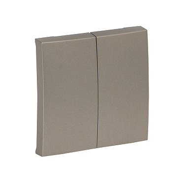 Лицевая панель выключателя 2-кл. EKF Валенсия кашемир