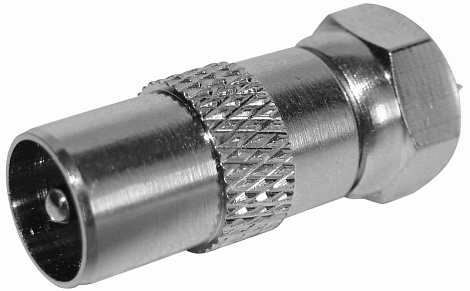 Переход штекер F - штекер TV Rexant