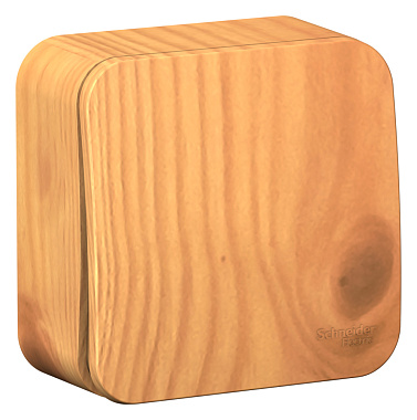 Переключатель 1 ОП 10А (изол.пл.) cх.6 SE Blanca ясень