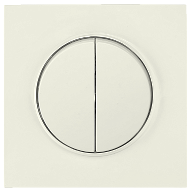 Выключатель 2 СП 10А проходной квадратный Bylectrica Прованс бежевый