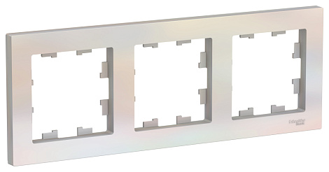 Рамка 3-постовая SE AtlasDesign жемчуг