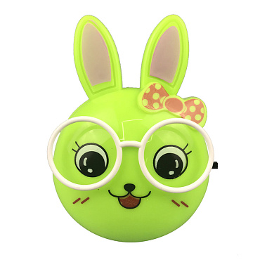 Ночник Camelion NL-241 "Зайцы очкарики" (LED с выкл, 220V)