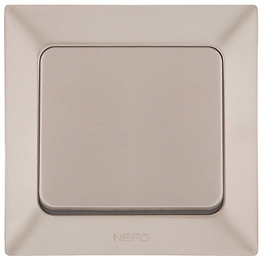 Выключатель 1 СП 10А Ne-ad Aras бронза