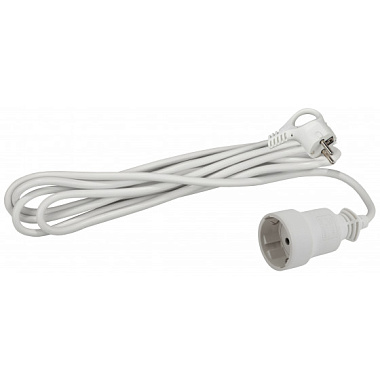 Удлинитель 1* 3 м с з/к ПВС 3x0,75мм2 10А ЭРА Б0039817